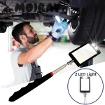 360Â° Inspection Mirror LED Light Telescoping Mirrors Extend Mechanic Tools Inspection Mirror Telescopic (New)