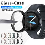 Glass Case Samsung Galaxy Watch 9 40mm/44mm Tempered Glass Screen (New)