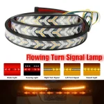 Car Truck LED Tailgate Light Strip Turn Signal Lamp Flowing Dynamic Warning Brake (New)