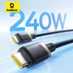 Baseus 240W USB C To Type C Cable For iPhone 17 16 Pro (New)