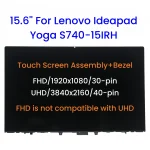 15.6-inch For Lenovo Ideapad Yoga S740-15 S740-15IRH Type 81NX 81NW 81NY LCD Touch Screen Assembly With Bezel 5D10S39612/13 (New)