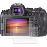 [3PCS] Tempered Glass Canon EOS R6 Mark II R10 (New)