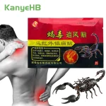 8=1Bag Scorpion Venom Pain Relief Patch Treat Knee Joint Back Muscle Neck Shoulder (New)