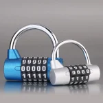 4,5 Digit Number Combination Travel Password Lock Combination Padlock Zinc Alloy 4 Colors (New)