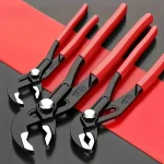 7 10 12 Inch Quick Adjust V Jaw Tongue Groove Pliers Universal Plumbing (New)
