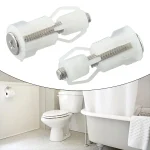 2 Top Fix Toilet Seat Screws Nut Cover Lid Pan Fixing WC Blind (New)