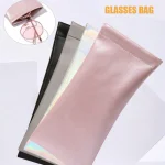 1 3 Leather Glasses Storage Bag Soft Pu Waterproof Sunglasses Protector Case Dazzling Colors (New)