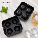 Silicone Ice Ball Maker Large 3D Big Round Sphere High Balls Ice Shape (New)