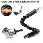 Angle Drill Attachment Screwdriver Adapter Flexible Shaft Soft Extension Holder Screw Driver Magnetic (New)
