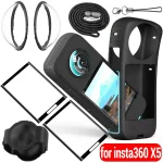 8in1 Insta360 X5 Rotating Lens Guard Cover Screen Protector (New)