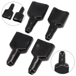 4  Plug Cover Waterproof 50A Connector Dustproof Cable Jacket Black For Caravan (New)