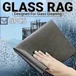 Magic Glass Cleaning Cloth Thickened Streak Free Towel, Reusable Dual Sided Eraser for Kitchen Windows, No (New)