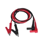 20A 90CM Alligator Clip to Banana Plug Test Cable Lead Connector Dual Probe (New)