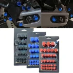 30 1.4 1.2 1 0.8CM Motorcycle Modification Screw Cap Decoration for Motor Scooters Electric Car Colored (New)