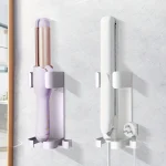 Hair Curler Straighteners Holder Curling Bracket Wall Mounted Hair Dryer Organizer For Bathroom (New)