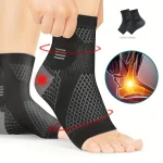 Ankle Compression Socks Compression Foot Sleeves with Arch And Ankle Support Open Toe (New)