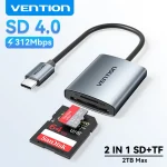 Vention SD 4 Card Reader 312Mbps USB 3 Type C (New)