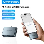 Vention 2230 M.2 NVMe SSD Enclosure USB C 3.2 Gen2 (New)