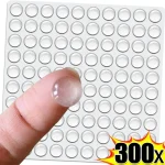 100 200 300 Self Adhesive Clear Door Stopper Rubber Damper Buffer Cabinet Bumpers Furniture Dots Cushion (New)