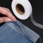 64M Roll Non woven Double side Interlining Adhesive Fabric Cloth Apparel Iron On Hem Tape (New)