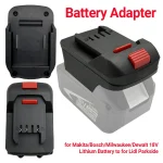 Adapter for Makita Bosch Milwaukee Dewalt 18V Li ion battery converts to Lidl Parkside X20V Li ion battery (New)