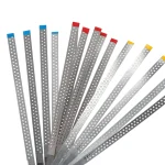 Dental Diamond Polishing Strips 5 Stainless Steel Orthodontic IPR Strip Fine Medium Single Double (New)