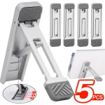 1-Portable Laptop Stand Mini Folding Holder Alloy silicone 3 Height (New)
