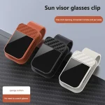 Car Sunglasses Clip Sun Visor Glasses Holder Card Ticket Holder Stable Storage Clips (New)