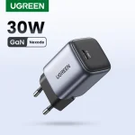 UGREEN GaN 30W Fast Charger for iPhone 15 14 13 PD3.0 Charger for (New)