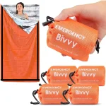 Emergency Sleeping Bag Survival Blanket Thermal Mylar Bivy Sack Lightweight Waterproof Portable Shelter (New)