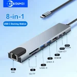 8 in 1 USB C Hub Type C 3.1 to 4K HDMI Adapter (New)