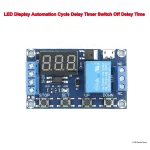 DC 6 30V Relay Module Trip Delay Switch Circuit Timer Adjustable Cycle Control Off (New)