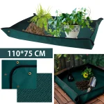 110CM Planting Mat Oxford Cloth Plant Repotting Mat Foldable Waterproof Gardening Potting Pad (New)