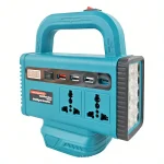 Battery Lithium Power Inverter Tool Lithium Battery Inverter Power Bank, AC220V/DC5V/21V 150W Power (New)