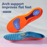 Orthotic Insole Arch Support Flatfoot Orthopedic Insoles For Feet Ease Pressure Of Air (New)