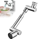 Retractable Universal 1440 Â°Swivel Robotic Arm Swivel Extension Faucet Aerator Kitchen Sink Faucet (New)