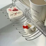 Expandable Stainless Steel Drain Rack Multifunctional Hanging Storage Basket Drain Tray Kitchen Sink (New)
