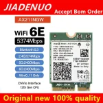 (1pcs）100% Original New Intel 5G 6G AX211 AX211NGW WIFI6E 5374Mbps Gigabit Wireless Network Card CNVI0 Bluetooth 5.3 (New)