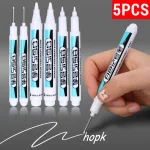 White Marker Pens Oily Waterproof Permanent Paint Markers Gel (New)