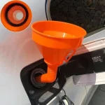 Car Motorcycle Refueling Funnel with Filter Handle Motorbike Refuel Gasoline Engine Oil Funnel (New)