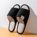 Mens Spring Summer Breathable Slippers Non Slip Indoor House Shoes,Couples Soft Sole Open Toe Slippers (New)