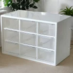 Storage Box, Transparent Drawer for Small Parts, Jewelry, Beads, Tools, Makeup Organizer for (New)