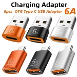 6A USB To Type C and TypeC to USB OTG Converter USB 3 Adapter (New)