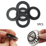 5 Rubber Seal Washer Gasket Basket Strainer Plug For 78 79 80 82 (New)