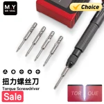 YCS M.Y TX01 Torque Screwdriver 5 Interchangeable Bits Strong Magnetic (New)