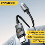 Essager 100W Digital Display Cable Type C To Type C (New)
