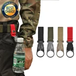 Webbing Buckle Hook Water Bottle Holder Clip Outdoor Nylon EDC Climb Carabiner Belt (New)