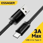 Essager 3A USB Type C Cable iphone 15 Realme (New)