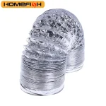 4 Inch 100mm Ventilator Pipe PVC Aluminum Tube Air Ventilation Pipe Hose (New)