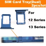 2 SIM Card Tray Slot For iphone 12 13 Dual Sim Card Adapter (New)